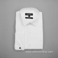 Pure Cotton Solid Color Tuxedo Shirt for Men